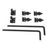 2Pcs Heavy Duty Cane Bolt Gate Drop Rod Efficient Locking Weather Proof Steel Gate Bolt Hardware for Wooden Fence