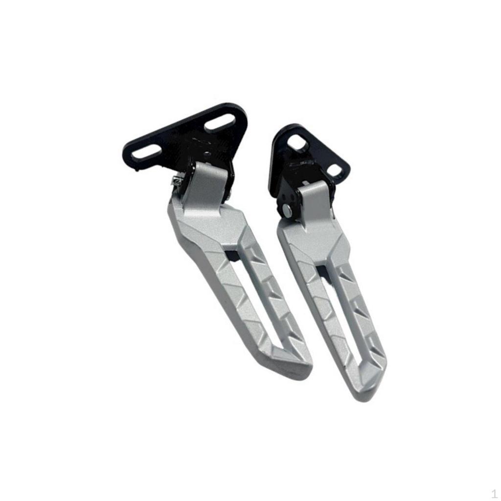 2 Pieces Electric TwoWheeler Rear Pedals AntiSlip Passenger Footrest Footrests for Passengers, Kids