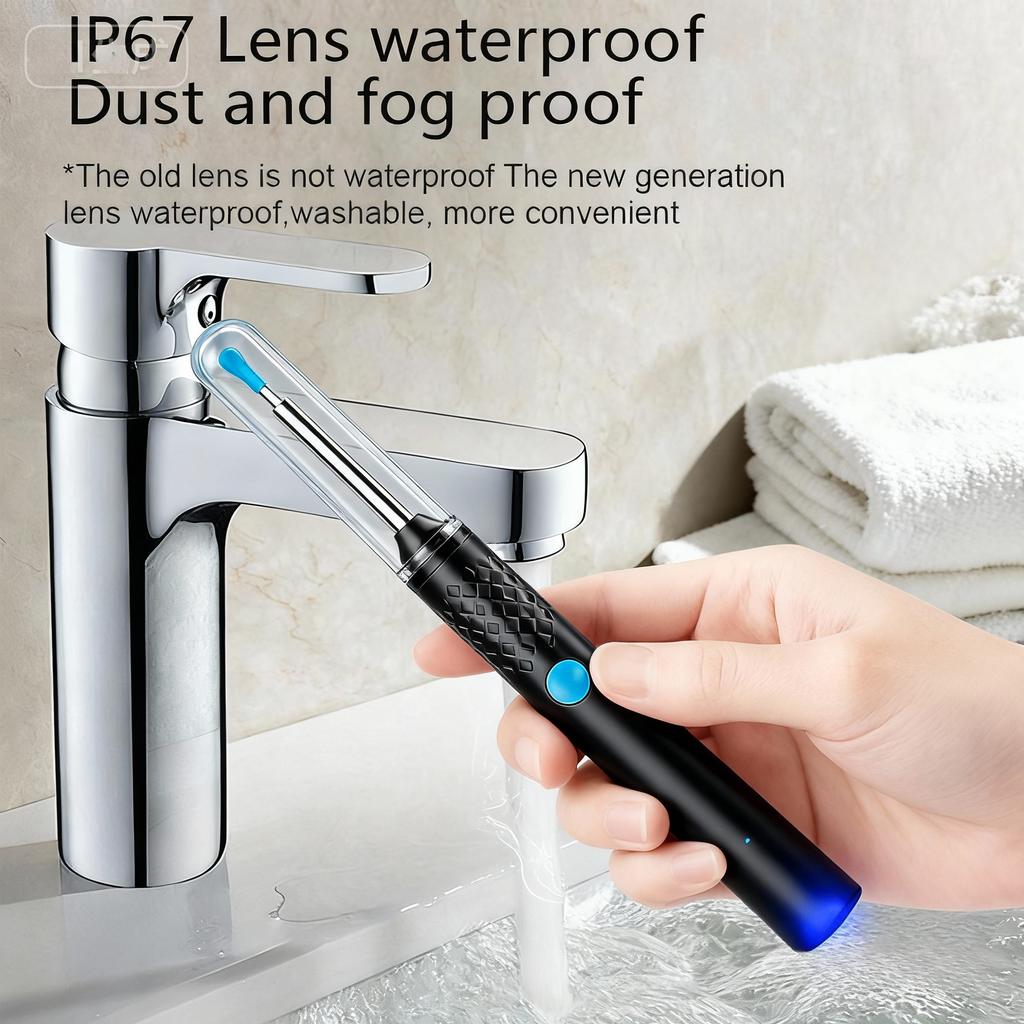 Ear Wax Removal Tool Camera 9999W HD Camera 6 LED Lights Ear Cleaner with Camera Endoscope Ear Cleaning kit for Adult and Child