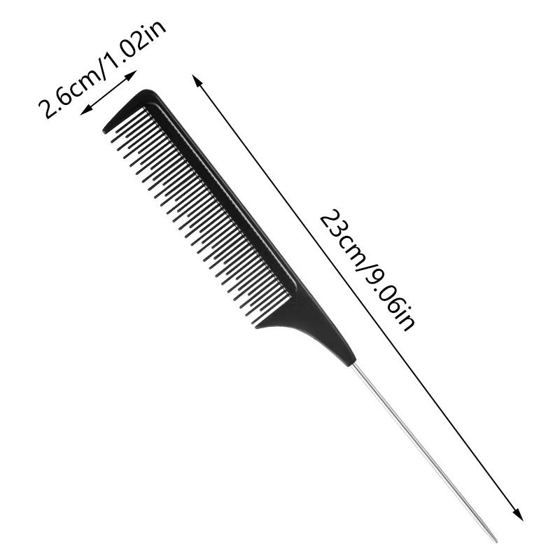 Anti Static Comb, Tangled Straight Hair Brush, Girl'S Ponytail Comb, Plastic Professional Salon Hair Stylist