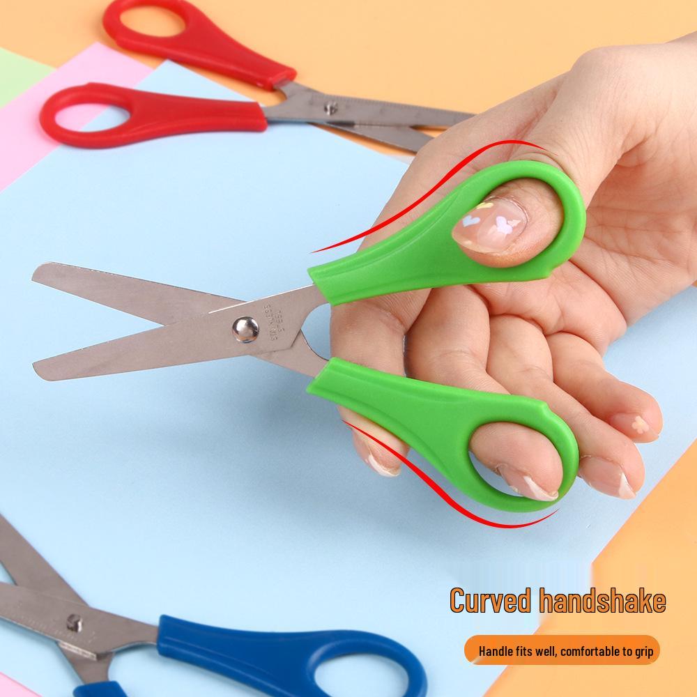Student-Friendly Round-Tip Safety Scissors for DIY and Crafts