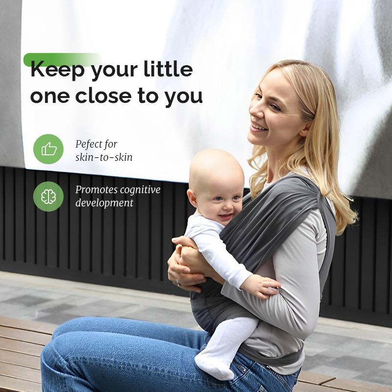 Ergonomic Baby Backpack Newborn Sling with Backpack Straps Outdoor Parenting X-shaped Support Comfortable Baby Carrier