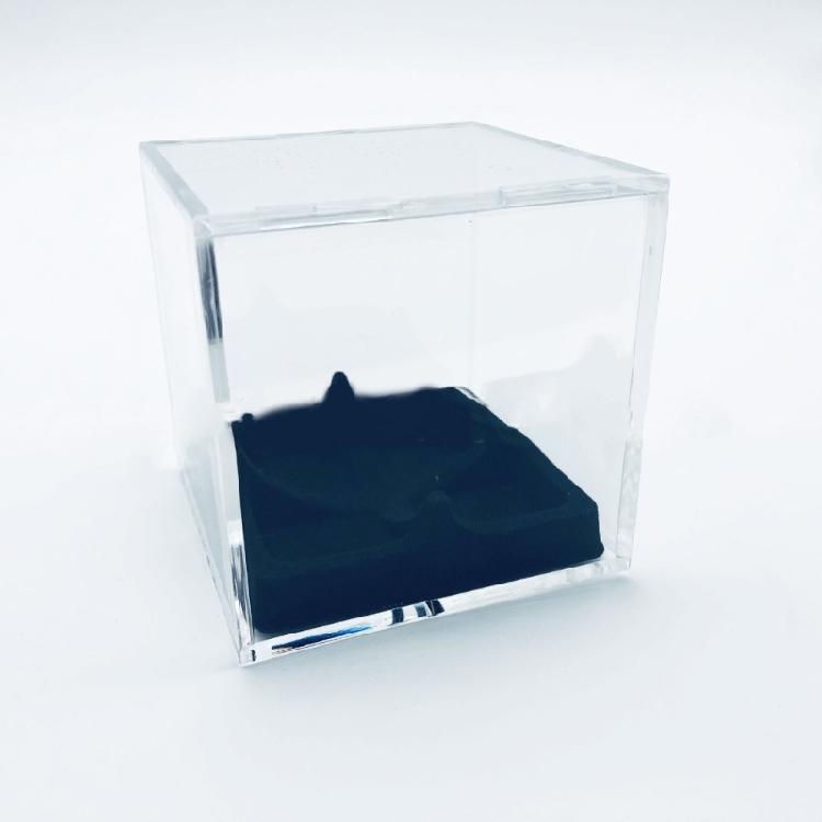 Baseball Storage Box Baseball Display Case Acrylic Clear Display Cube Box Dustproof Memorabilia Protector Case