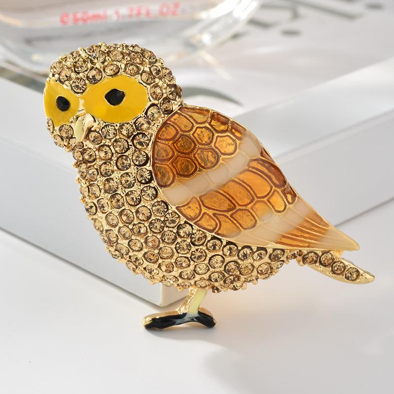 Owl brooch - elegant, cute, versatile, unique animal costume brooch for women