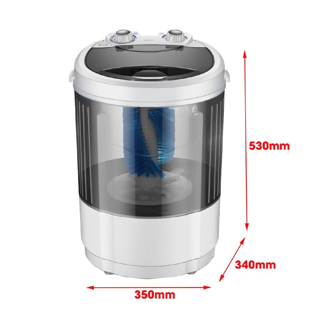 260W Portable Shoes Washing Machine Household Single Tube Washer and Dryer Machine 35x34x53CM