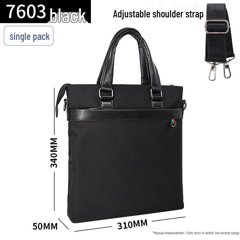 Oxford Cloth Waterproof Briefcase for Documents and Cigarettes