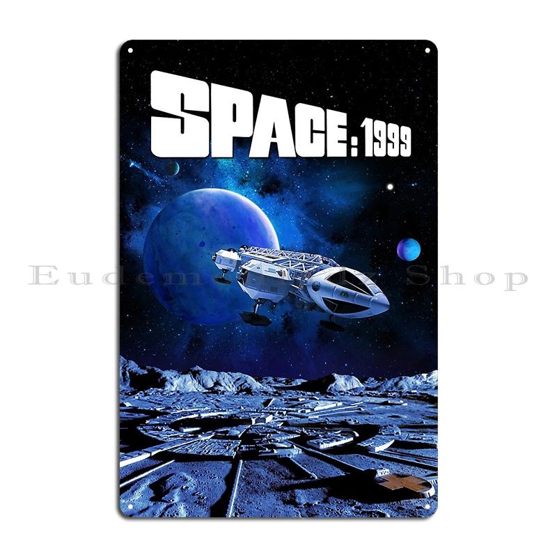 Space Eagle Transporter Sketch Metal Plaque Printing Iron Mural Club Bar Customize Tin Sign Poster