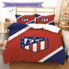 Atleti Bedding Quilt Set Quilt Cover Pillowcase Home Decoration Birthday Gift (1 * duvet cover + 2 * pillowcase, without core)