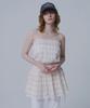 War For Woman Whd-02 Check Shirred Dress_Beige