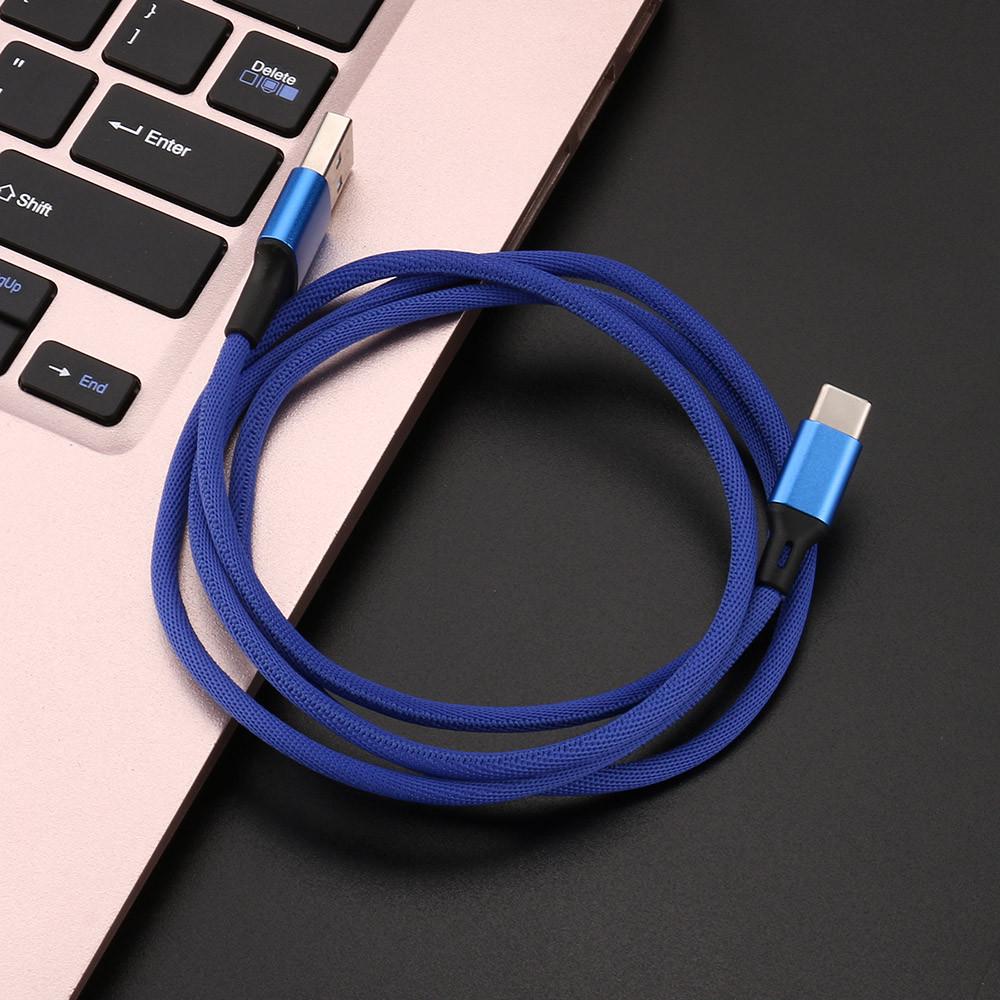 Charger Rope Nylon Strong Braided Rope USB-C Type-C 3.1 Data Sync Charger Charging ...