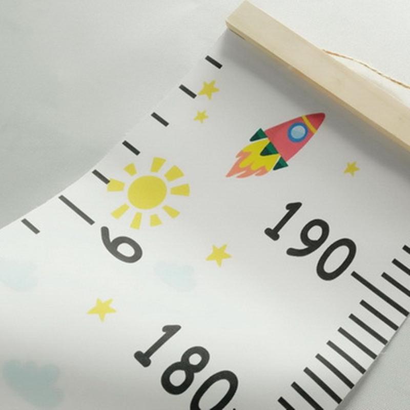 Creative Cartoon Decoration Kids Height Growth Chart Ruler for Kids Wall Meter