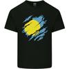 Torn Palau Flag Palauan Day Football Unisexs Light Cotton TShirt