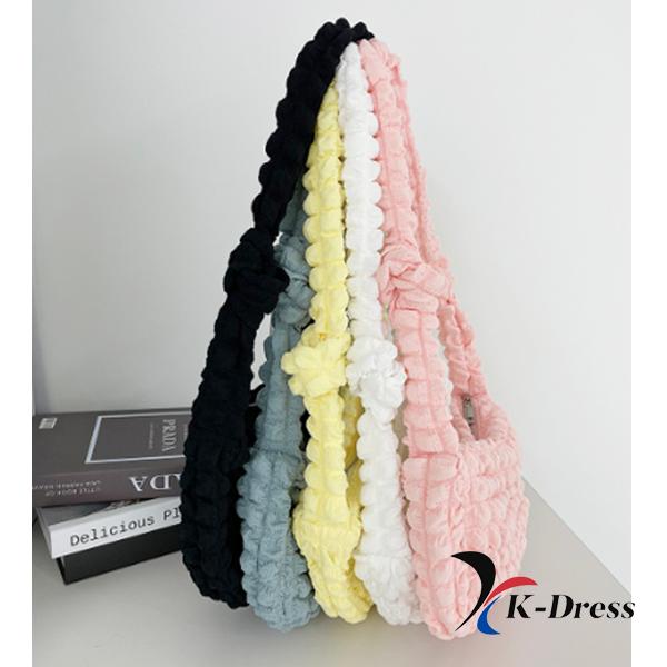 Cloud Bubble Pom-Pom Mini Crossbody Bag (5 Colors)