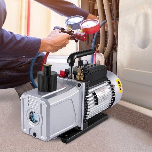 VEVOR Vacuum Pump Single Stage 340 L/min(12CFM) Inlet port 1/4