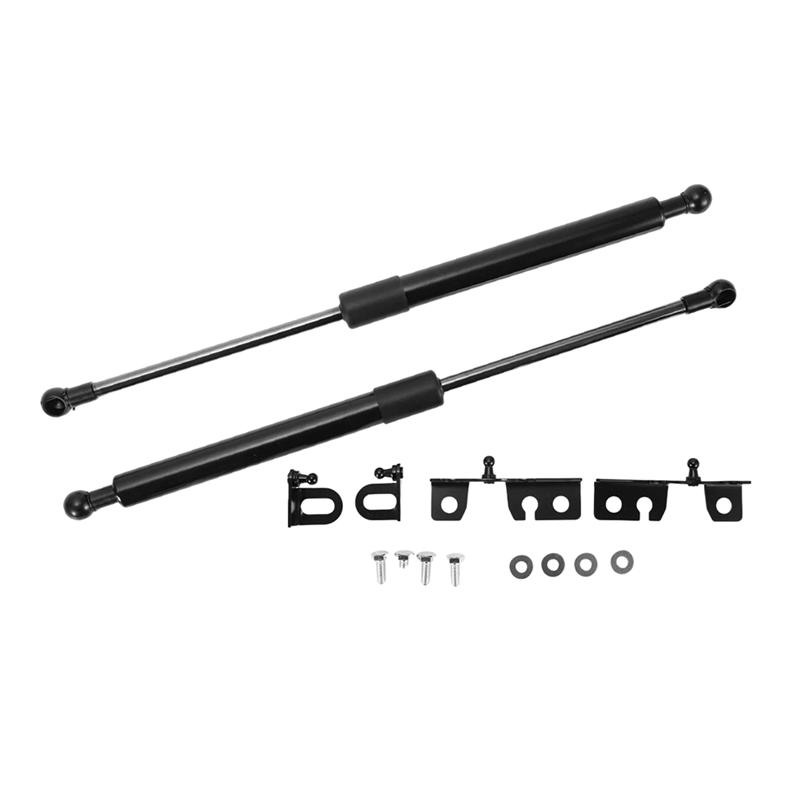 2 Pieces Front Hood Lift Supports For Mazda MX-5 ND MX5 Miata Roadster 2015- чёрный