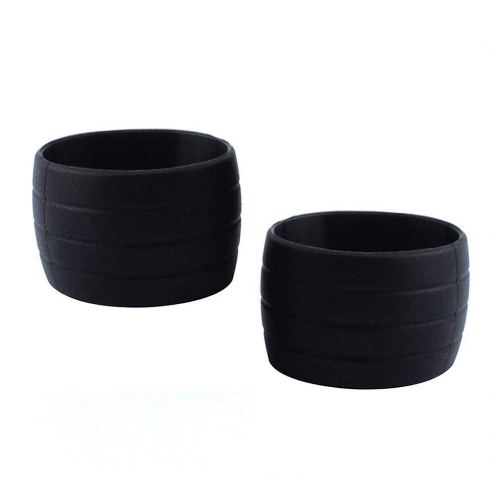 2pcs Cycling Handlebar  Tape Fixing Ring Silicone Protective Sleeve For Road Bike Mtb