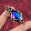 Mystic Fire Labradorite Pendant Copper Wire Wrapped Pendant Handmade Jewelry Gemstone Pendant Unique Copper Design Jewelry Pendant For Gifts