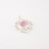 Rosa Katzenaugen Edelstein 925 Gestempeltes Silber Schmuck Handgefertigt Damen Kette Anhänger CP-1-43