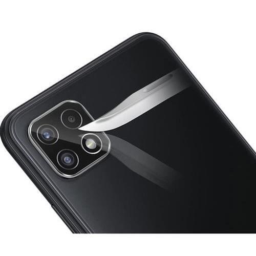 Coque de protection - BOOLING - pour Samsung Galaxy A22 5G - Silicone Noir - 2 Verres Trempés - Protection Optimale