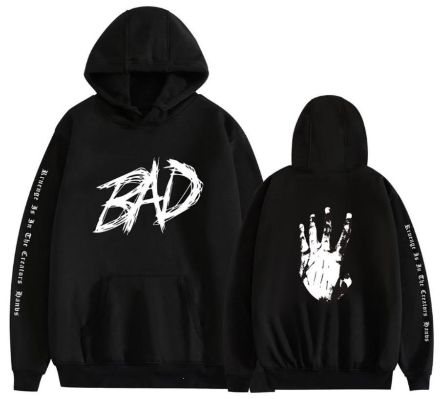Trendy Rapper Fashion Fleece Hooded Long Sleeve Sweater Warm Jacket