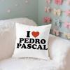 Funny PPedroPascalMMoodMeme Case Plush Fabric Soft Pillowcase Double Sided Print Cushion Cover Household Gifts