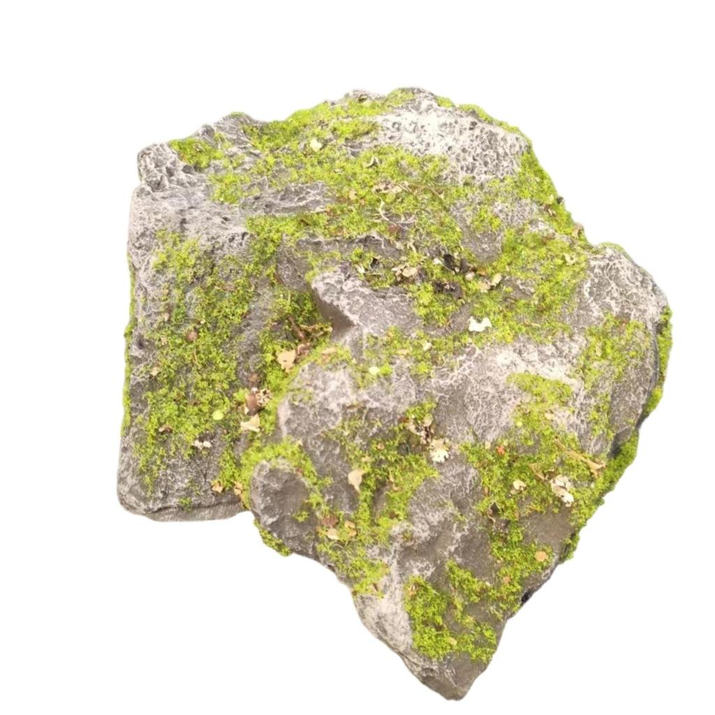Artificial Moss Rock Lightweight Decor Weathered for Garden Decoration