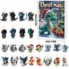 Christmas Countdown Blind Box Mini Acrylic Dragon Baby Hanging Decor For Holiday Gift Giving