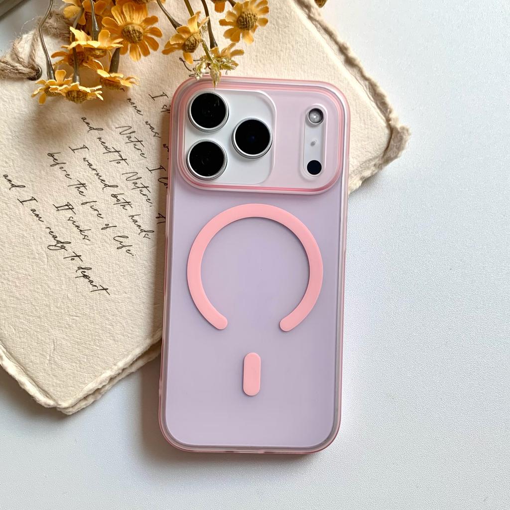 Luxury Matte Clear For Magsafe Wireless Charging Case For iPhone 17 Air 16 15 14 Plus 13 12 Pro Max Hard Ultra Thin Magnet Cover