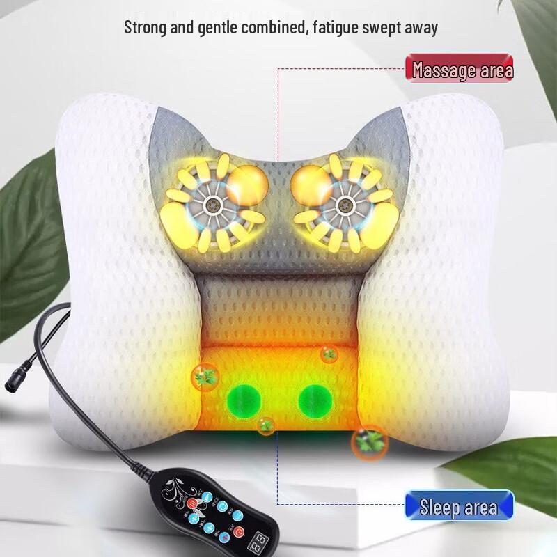 FAERCON F Electric Neck and Back Massager Pillow CN Plug (adapter Included)