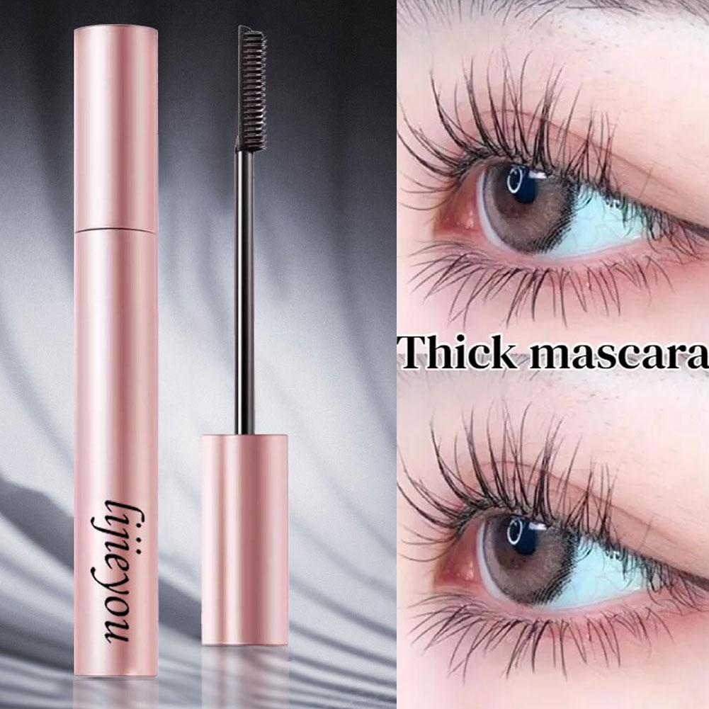 Mascara Waterproof And Sweat-proof Long-lasting Makeup Primer Eyelash Smudging And Thick No Lon W8L1