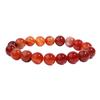 8mm Agate Tiger Eye Crystal Beaded Bracelet for Men & Women - Elastic Rope