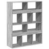 VidaXL Bookcase Sonoma Grey 100x33x125.5 Cm Engineered Wood 3309362