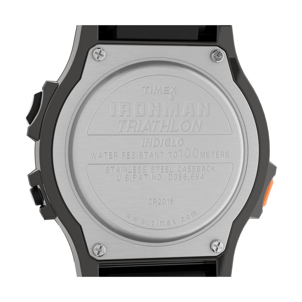 Timex Ironman Classic 42mm Watch Black Digital Gray Black Strap Men's - Strap, Dial, Case,