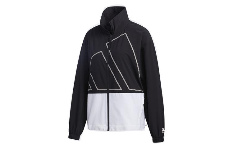 Adidas Retro Sports Stand Collar Jackets Women s Black GL5621 S