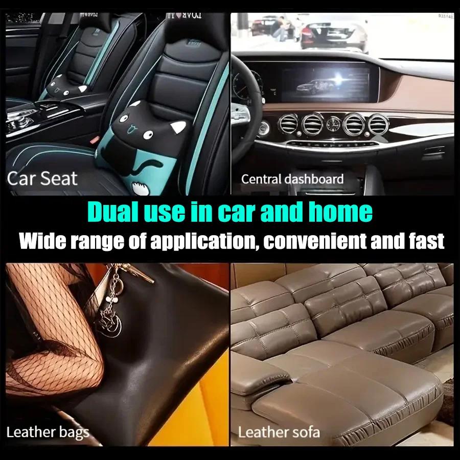 Q19 Car Leather Seat Maintenance Care Oil Multifunctional Cream Interior Polishing Stain Removal Refurbished Leather Sofa Cleani