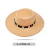 Popular felt top hat British style copper belt jazz hat literary retro outdoor Tibetan hat men and women