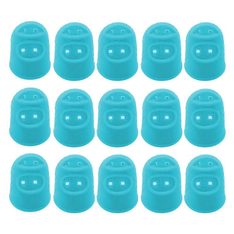Sewing Thimble Breathable Protective Silicone Finger Thimble Finger Cover Caps Quilting Sewing Needlework Craft NEW