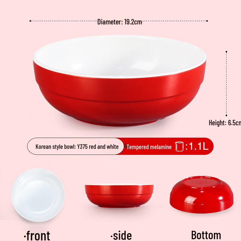 Commercial Thick Melamine Imitation Porcelain Bowl