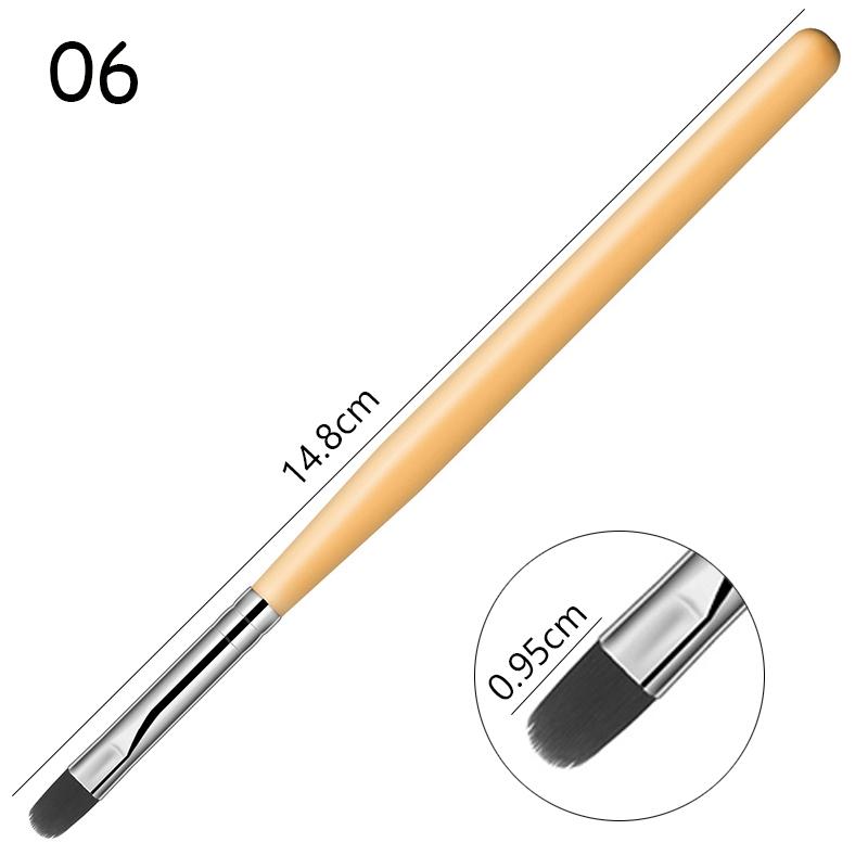 1 STÜCKE Nail art Pinsel Stift 3D Tipps Muster Phototherapie Acryl UV Gel Verlängerung Builder Beschichtung Malerei Stift DIY Maniküre Werkzeuge