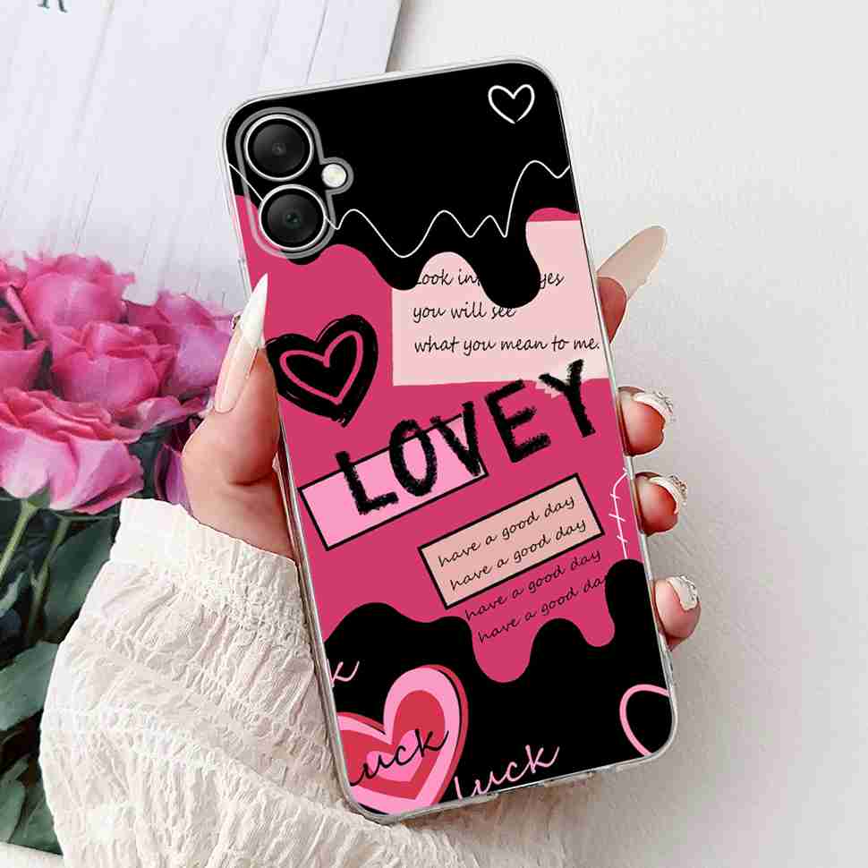 For Samsung A06 4G Case SM-A065F Colorful Flowers Soft Silicone Back Cover Phone Cases For Samsung Galaxy A06 A05 Bumper