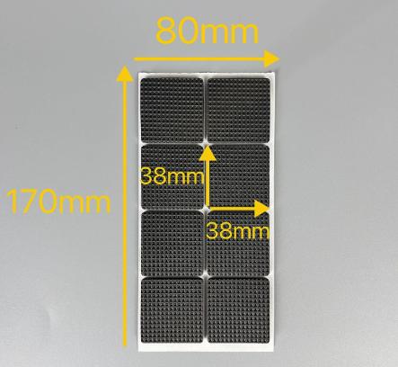 Multi Functional Self-adhesive Furniture Foot Pad, Can Be Cut and Scratch Resistant Floor Protection Pad, Durable Anti Slip Chair Legs, Table Legs