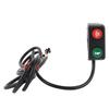 2 In 1 Motorcycle Horn Light Switch Handlebar Light Horn Turn On Off Switch Button for Scooter Electric Cycle 1.5