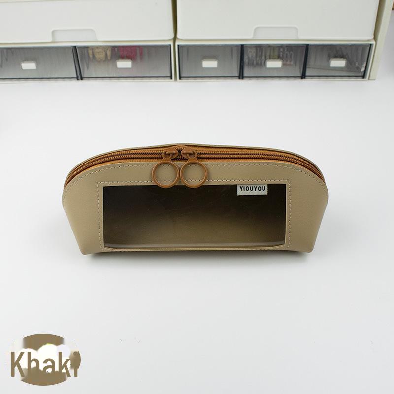 Pouzdro na tužky s průhledným obalem velké kapacity - Studentské psací potřeby a kosmetická taška