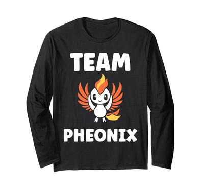 Humor Phoenix Animals Simple Fire Bird Team Phoenix Long Sleeve T-Shirt