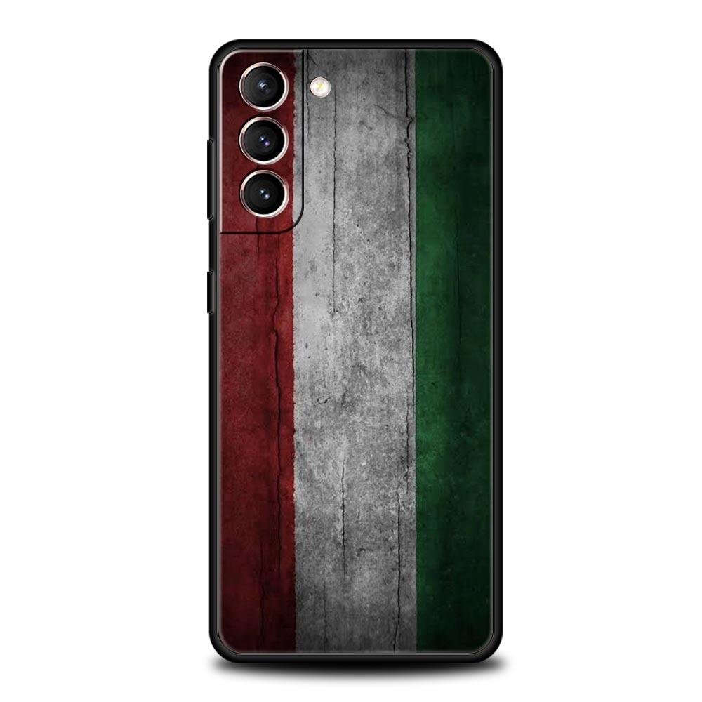 ITALY Flag Phone Case For Samsung Galaxy S24 S23 S22 S20 Ultra S21 FE 5G S10 S9 Plus S10E S8 Soft Silicone Cover