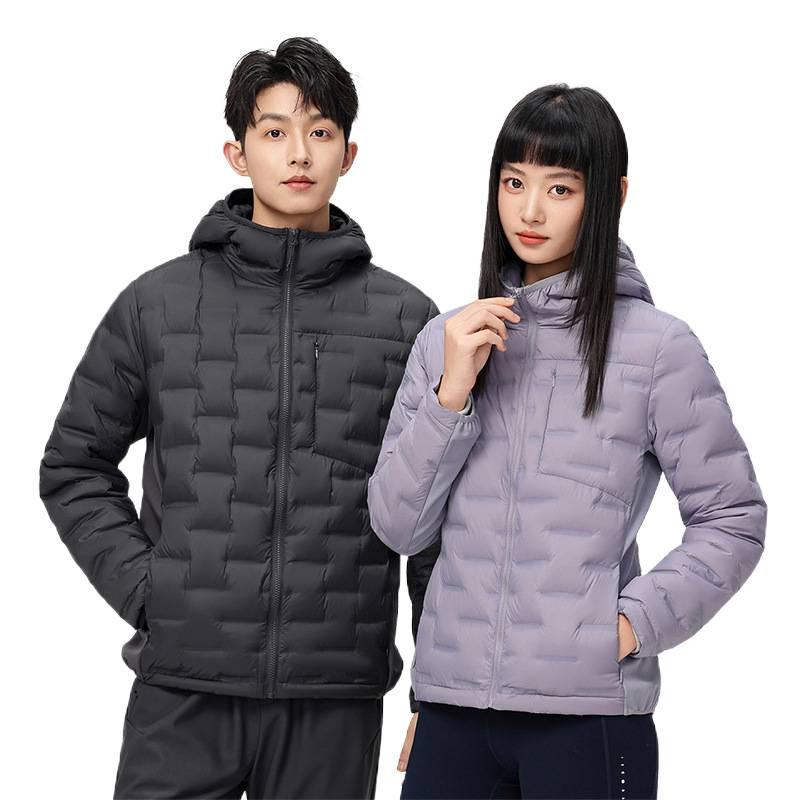 New down couple down jacket men's and women's autumn and winter hooded down jacket fashion versatile warm jacket men's
