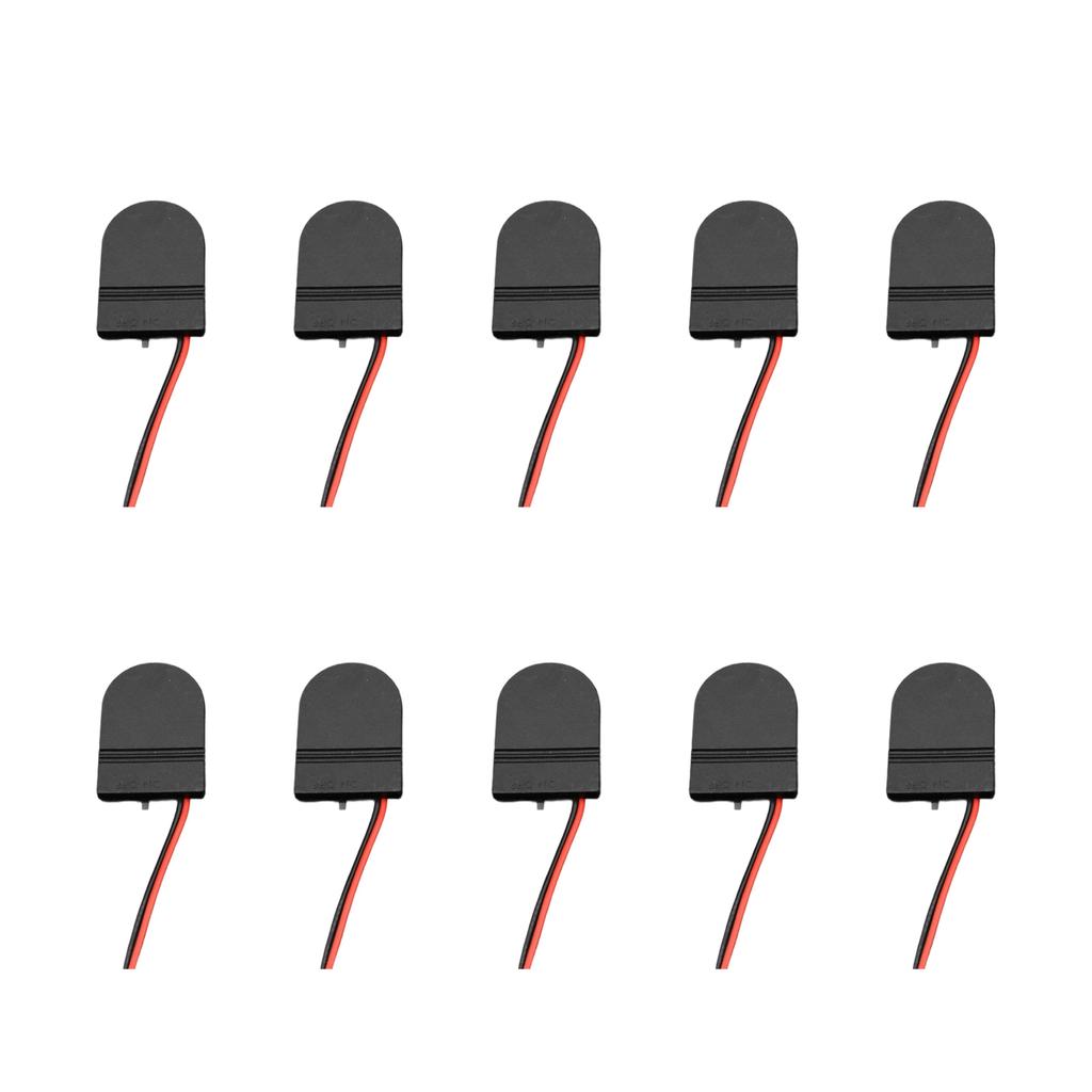 Set of 10pcs Secure Flip Cover Battery Case for CR2032 LIR2032 Cells Electronic Devices and Projects Battery Box