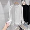 Plus Size Women's White Lace Embroidered T-shirt, Spring 2025 Collection: Loose Fit, Versatile Outerwear Top