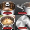 Stainless Steel Double Layer Soup Pot and Steamer for Gas & Induction Cooktops