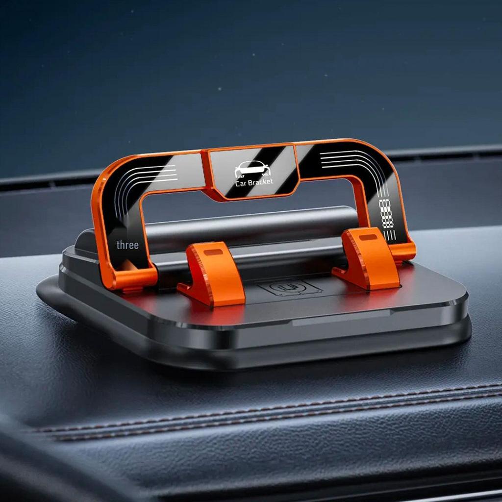 Doppelfunktion: Drehbarer Armaturenbrett-Handyhalter & Kennzeichenhalter - Anti-Shake Universelle Navigation